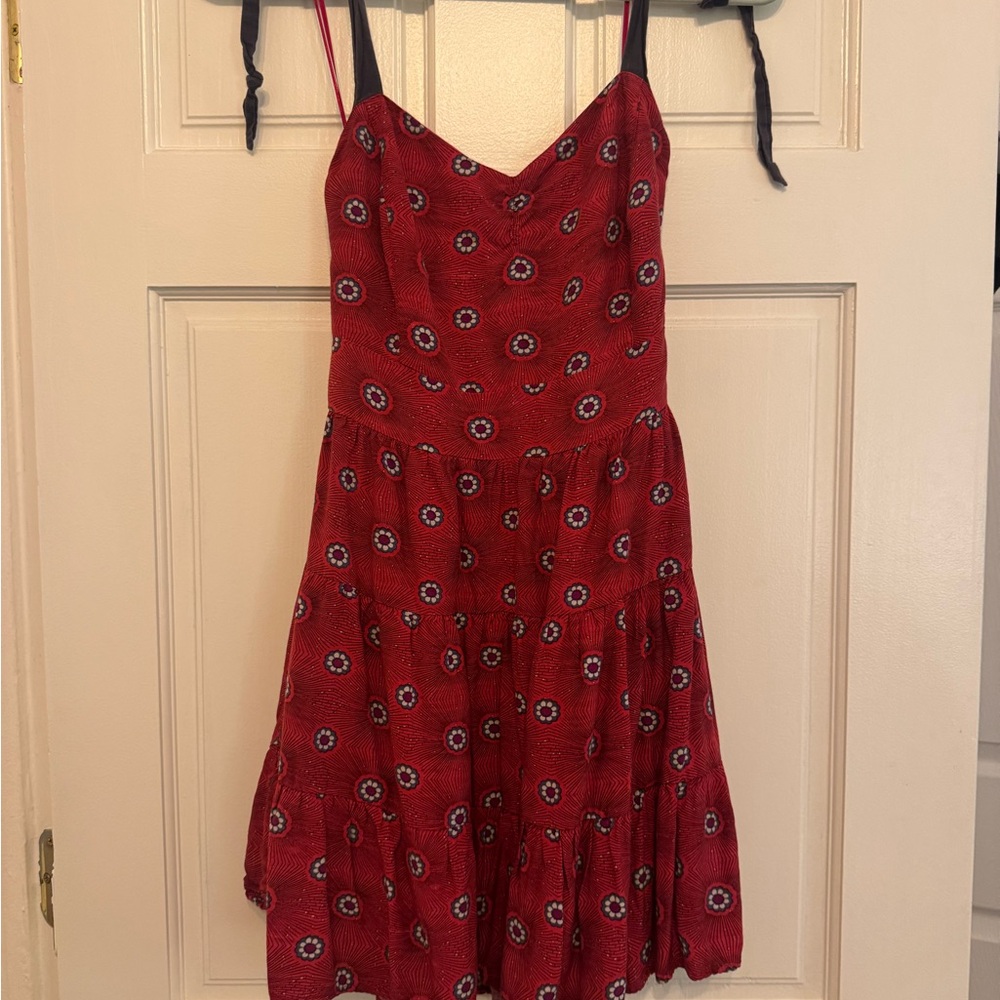 Red Floral sundress free people